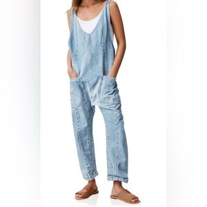 Light Blue Denim Overalls